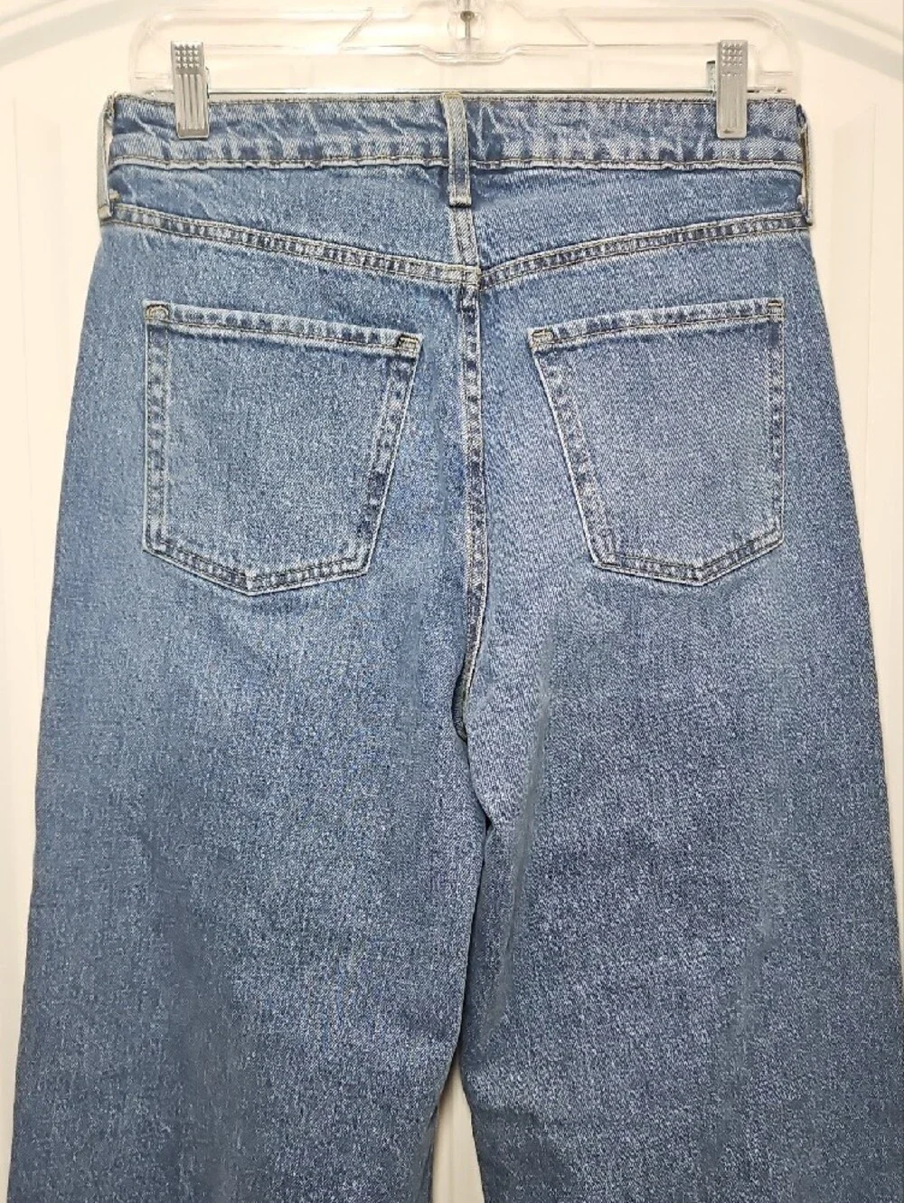 Old Navy Extra High Rise Wide Leg Denim Jean Size 4 New Womens